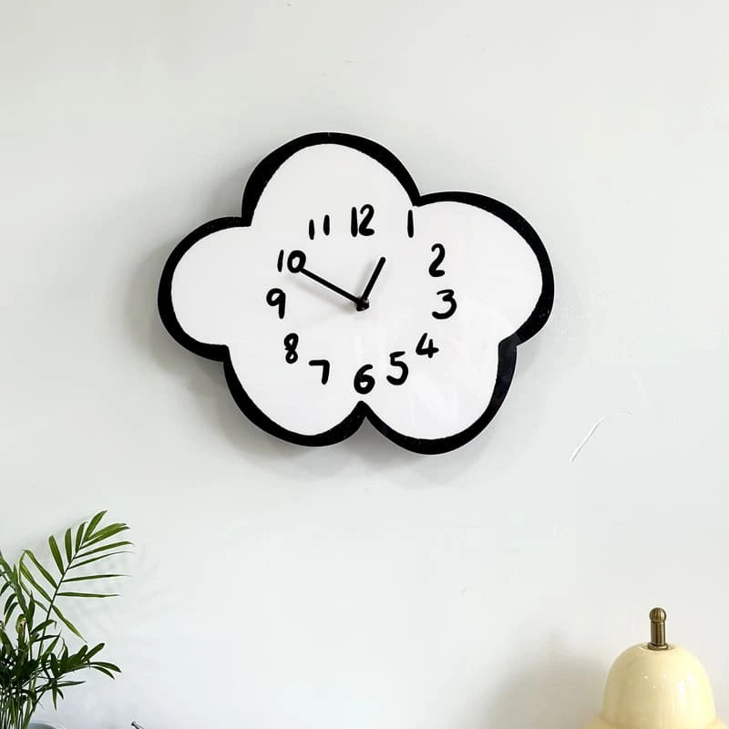 Cartoon Cloud Decorative Wall Clock