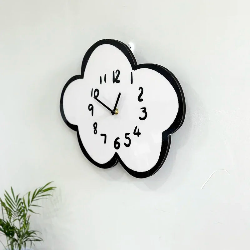 Cartoon Cloud Decorative Wall Clock