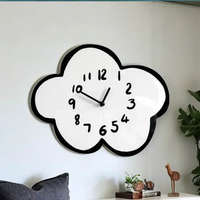 Cartoon Cloud Decorative Wall Clock