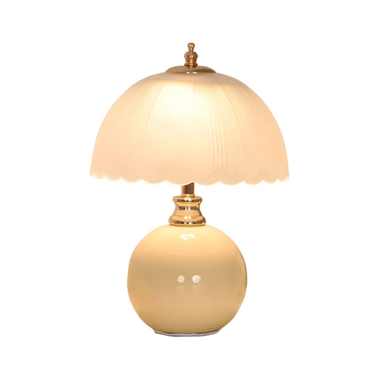 Bellalume | Vintage Ceramic and Glass Table Lamp